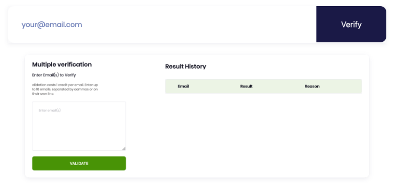 screenshot of MailTester.com