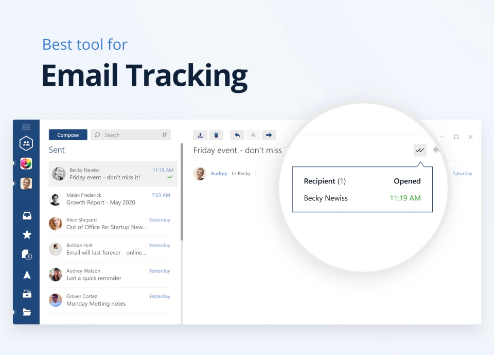 screenshot of Mailbird