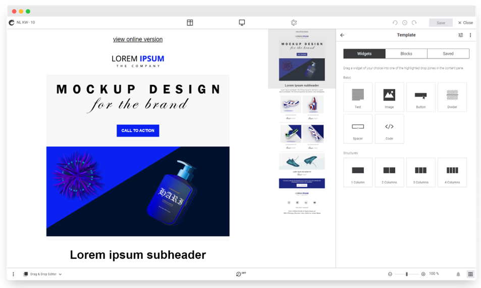 screenshot of Maileon