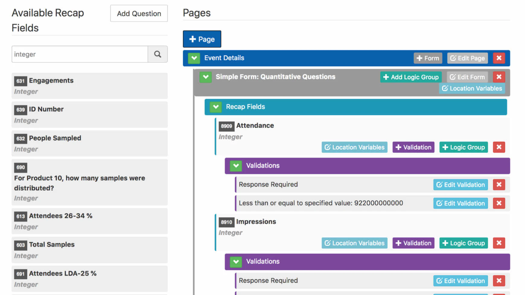 screenshot of MainEvent