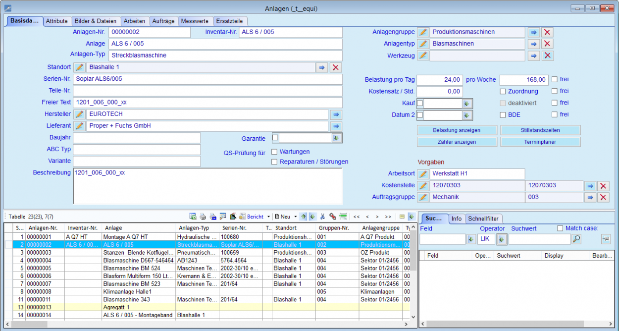 screenshot of MaintMan