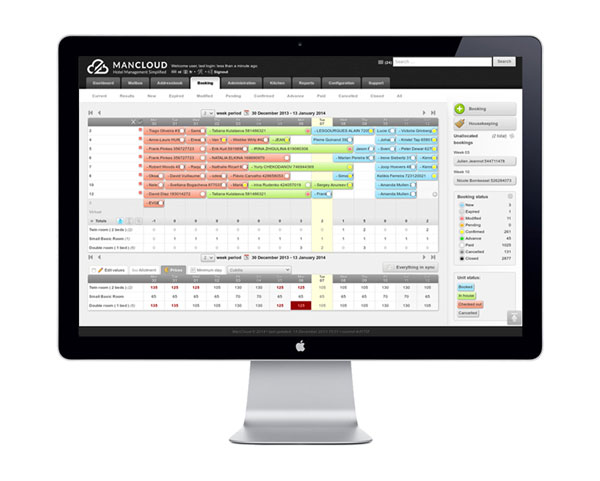 screenshot of ManCloud