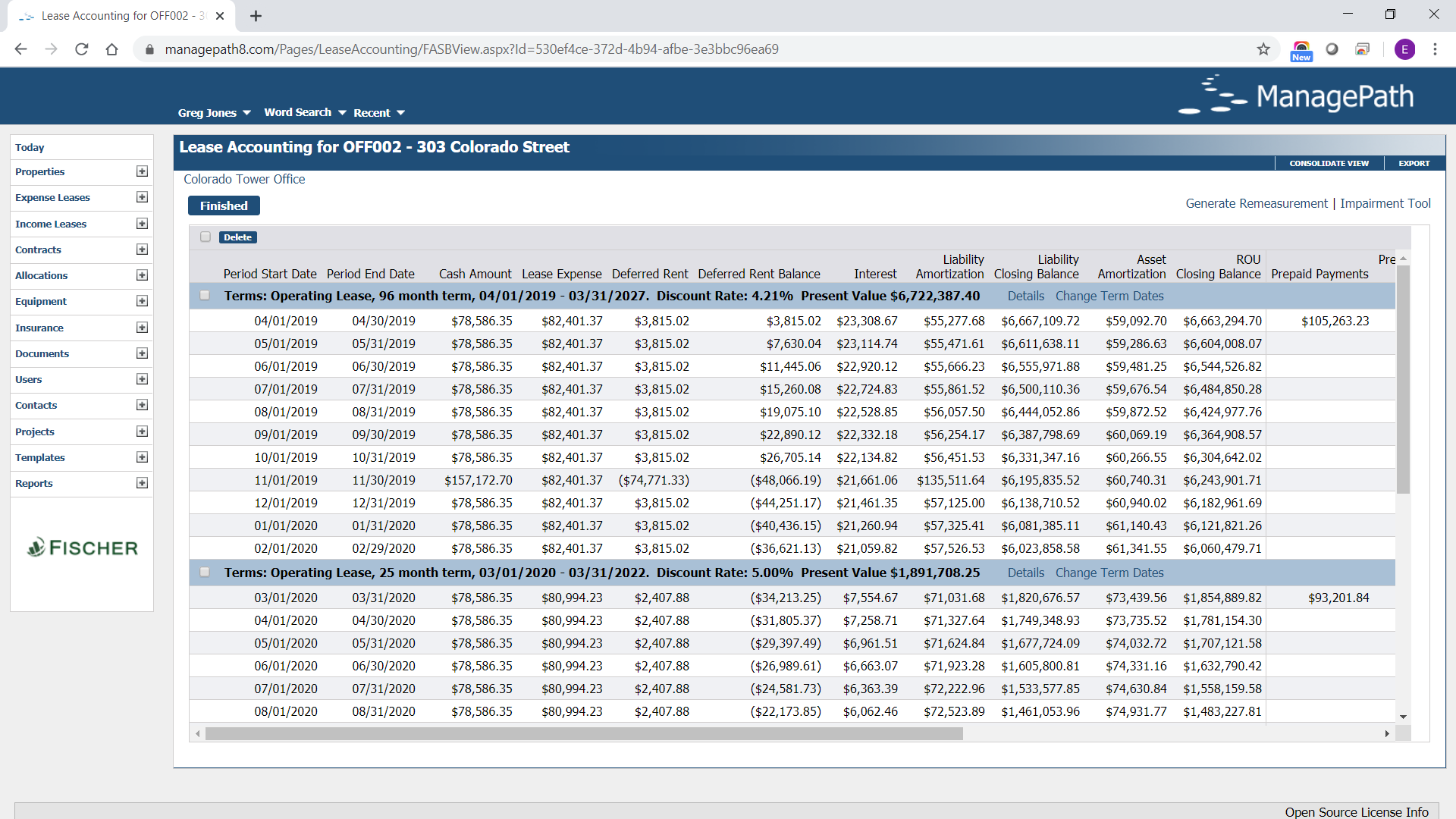 screenshot of ManagePath