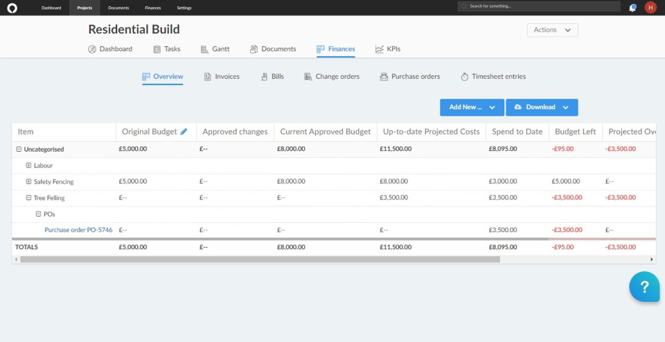 screenshot of ManagePlaces