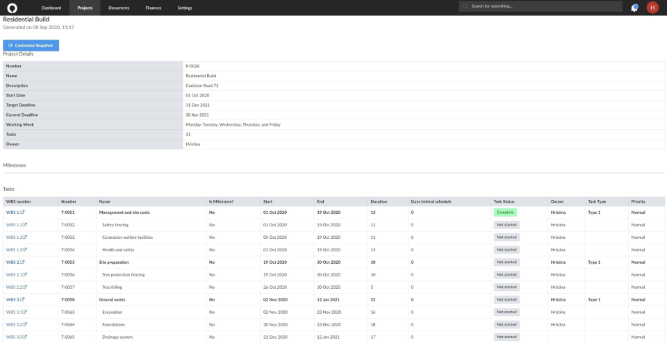 screenshot of ManagePlaces