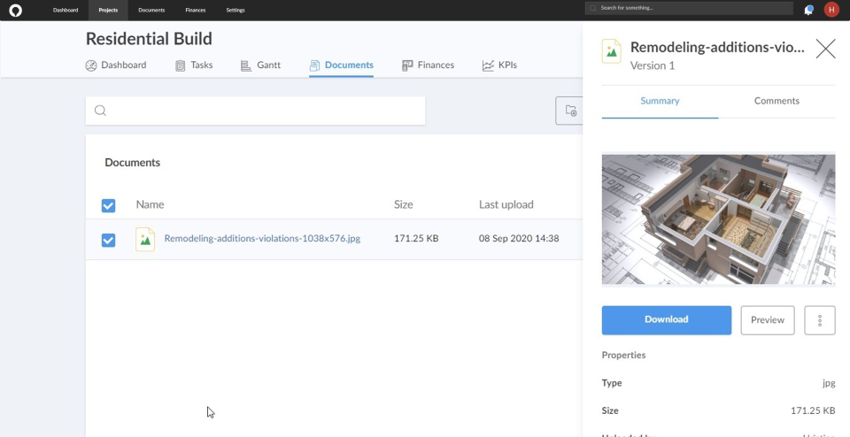 screenshot of ManagePlaces