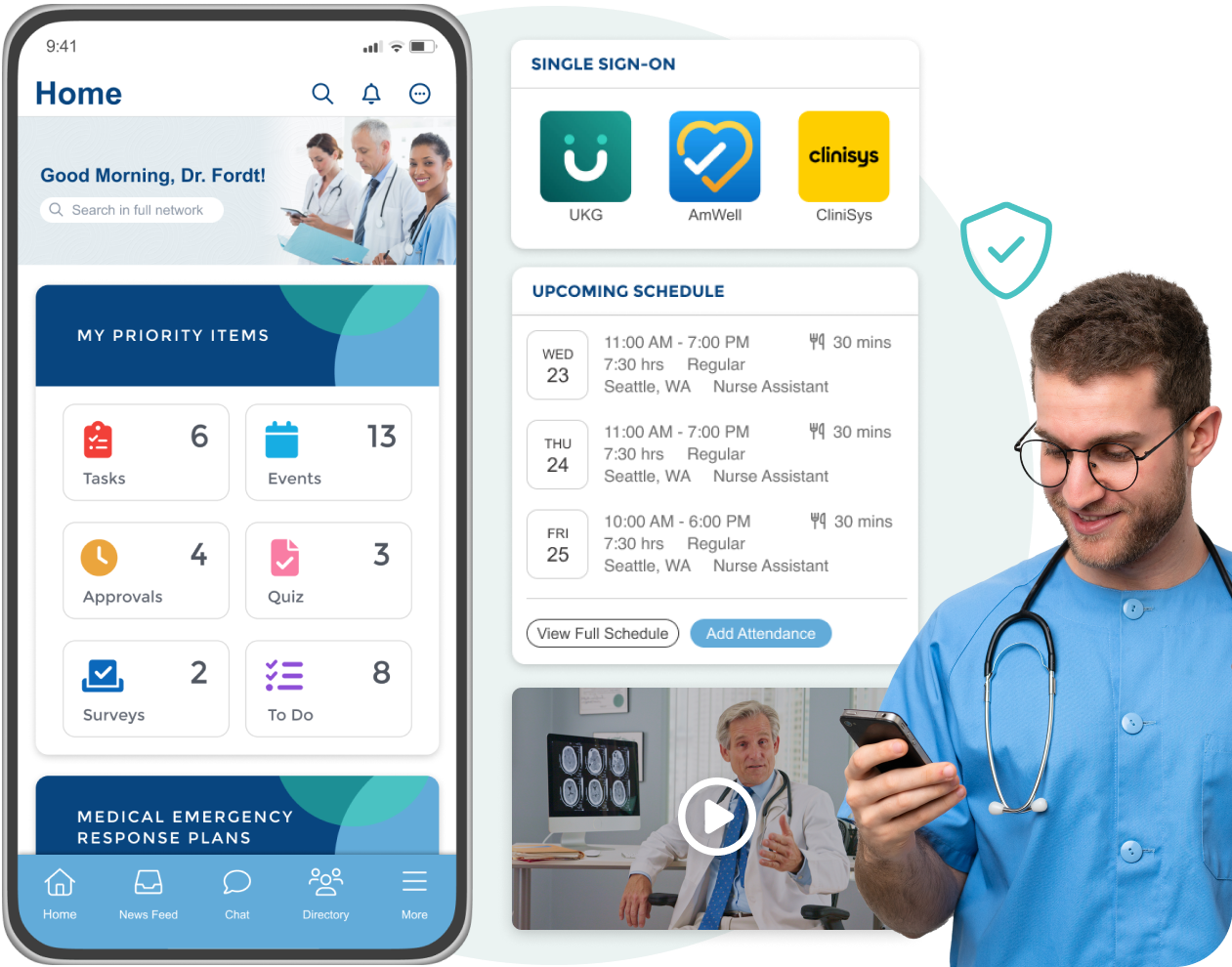 screenshot of MangoApps