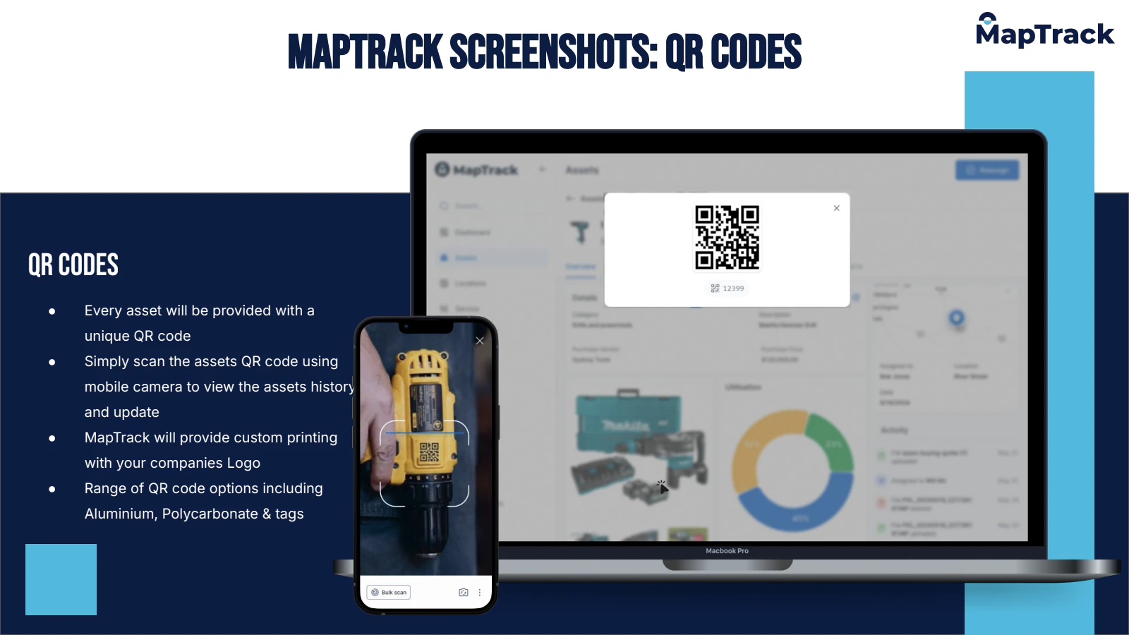 screenshot of MapTrack