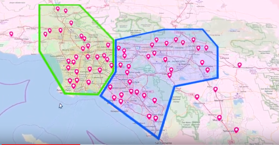 screenshot of Mapline