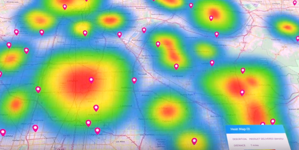 screenshot of Mapline