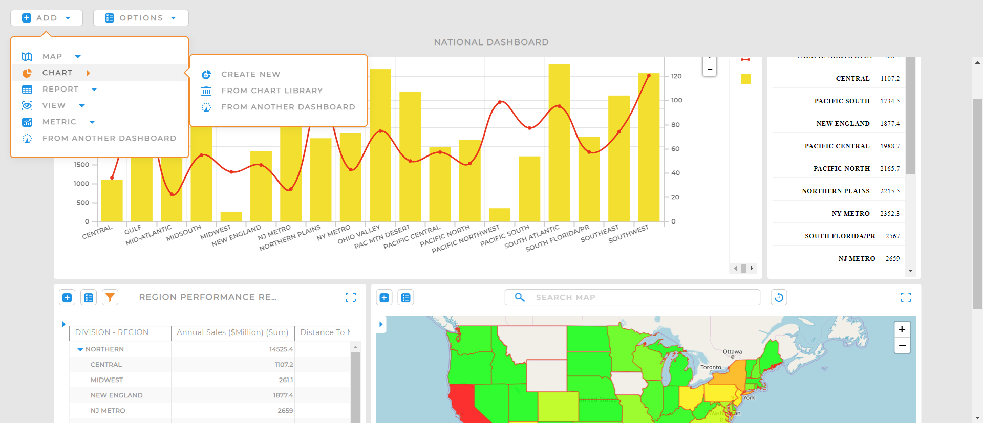 screenshot of Mapline