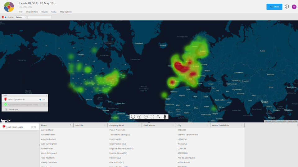 screenshot of Mapsimise