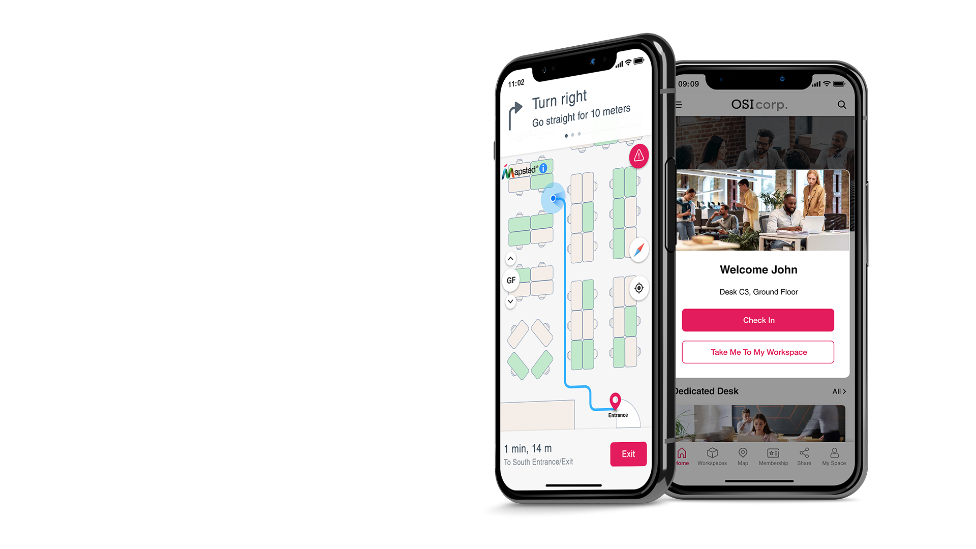 screenshot of Mapsted
