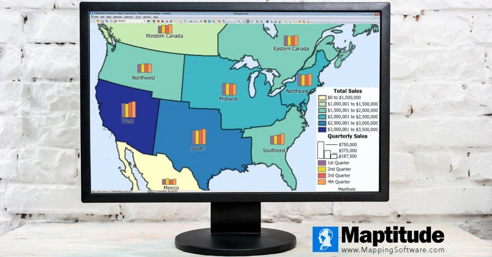 screenshot of Maptitude