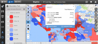 screenshot of Maptive