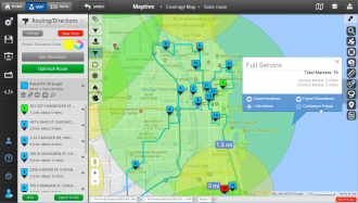 screenshot of Maptive