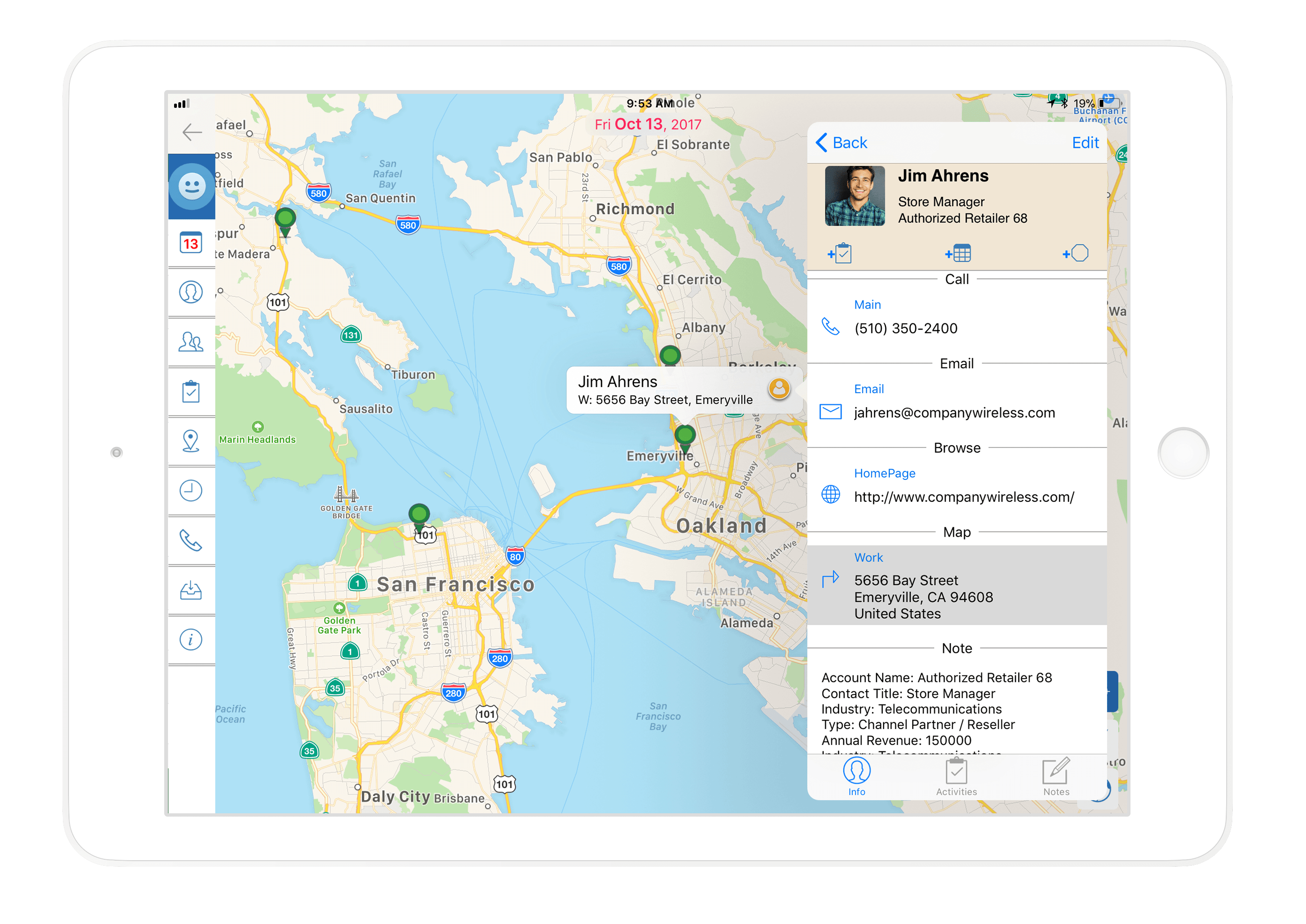 screenshot of Mapview