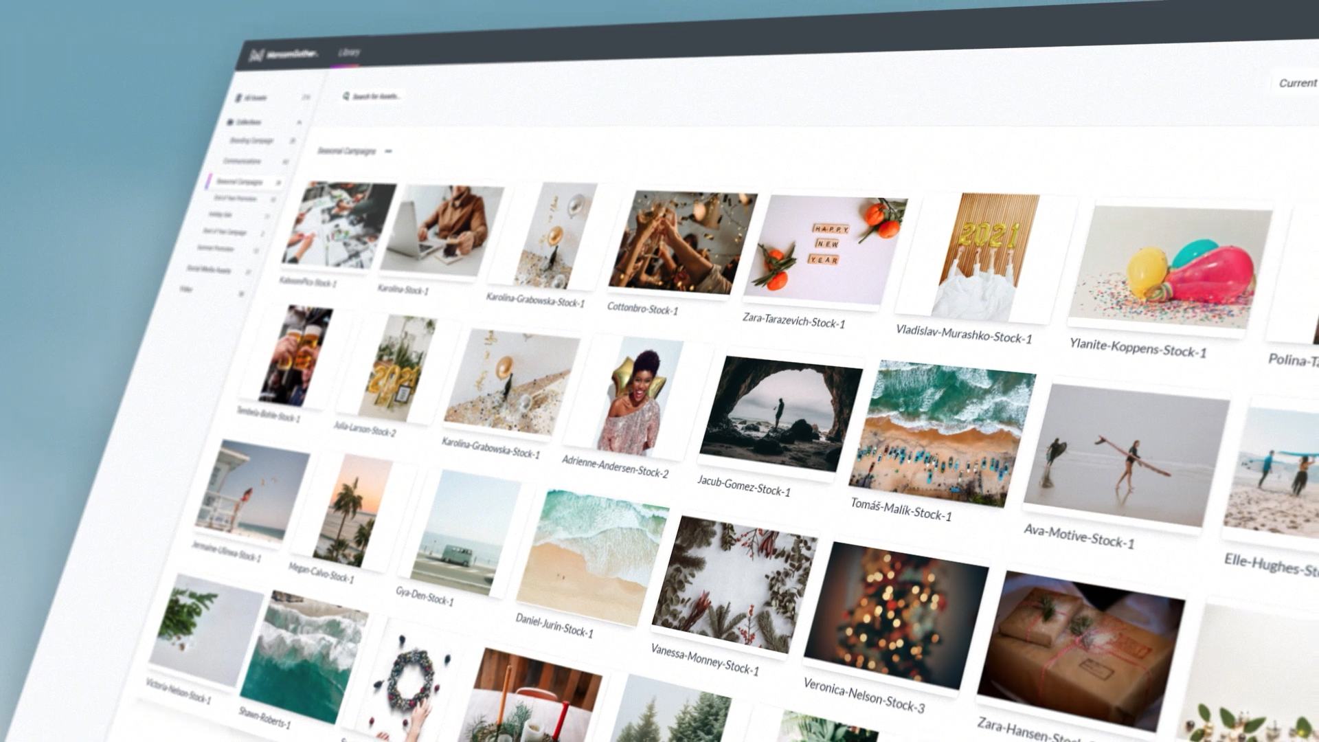 screenshot of MarcomGather