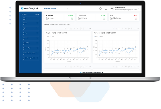 screenshot of MarginQube