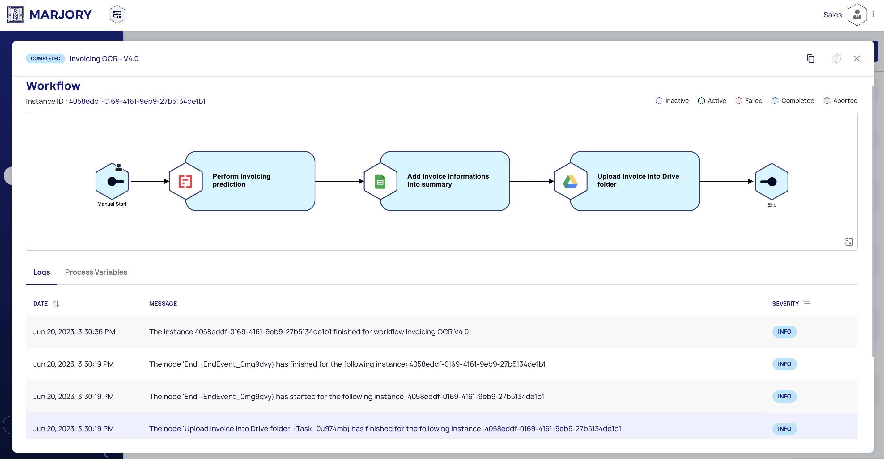 screenshot of Marjory