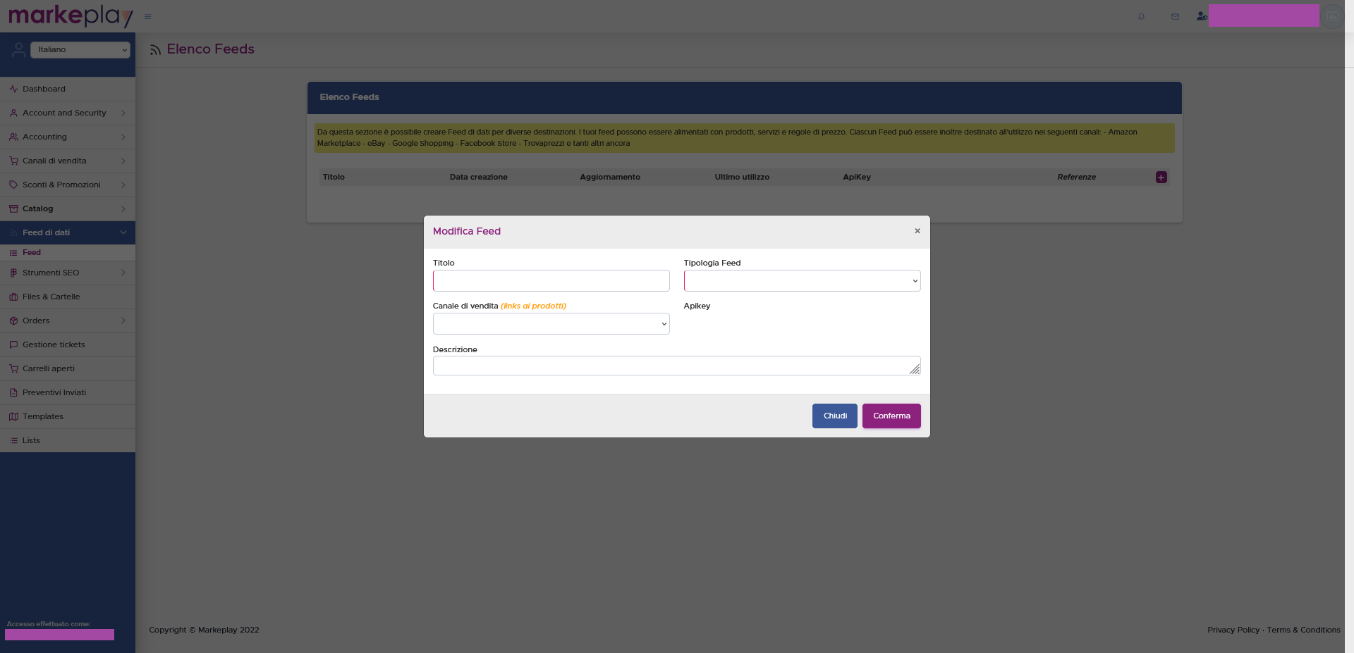 screenshot of Markeplay