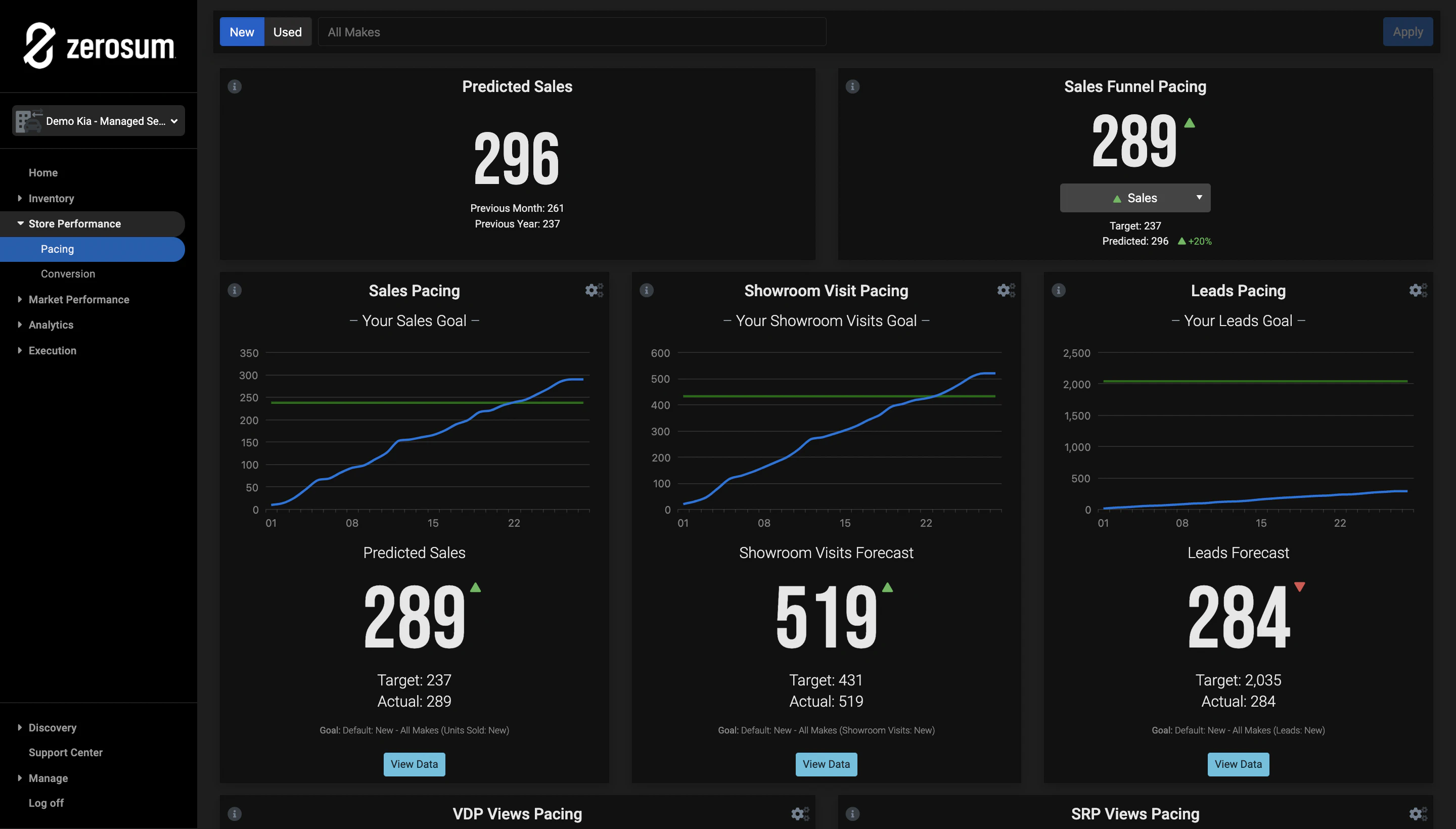 screenshot of MarketAI