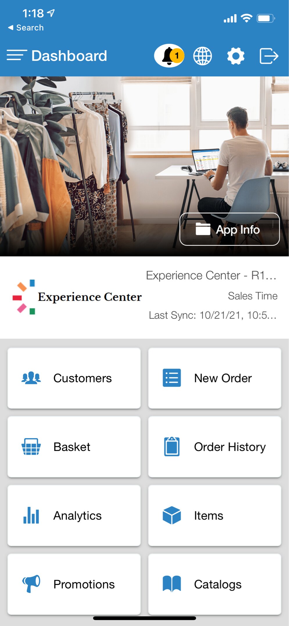 screenshot of MarketTime
