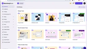 screenshot of MarketingBlocks