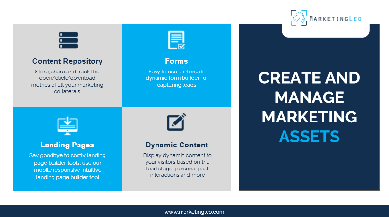 screenshot of MarketingLeo