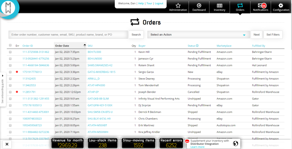 screenshot of MarketplaceWorks