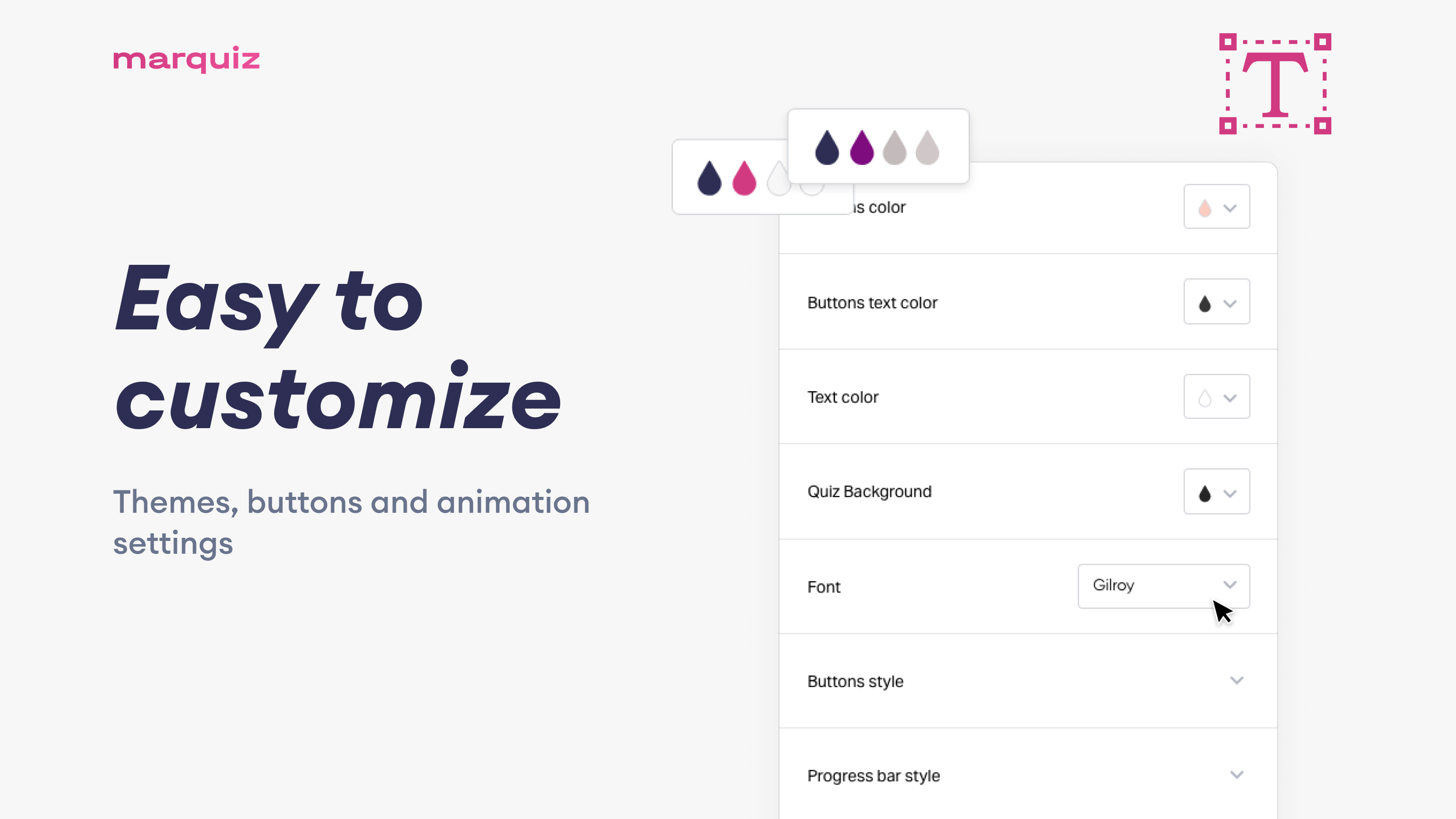 screenshot of Marquiz
