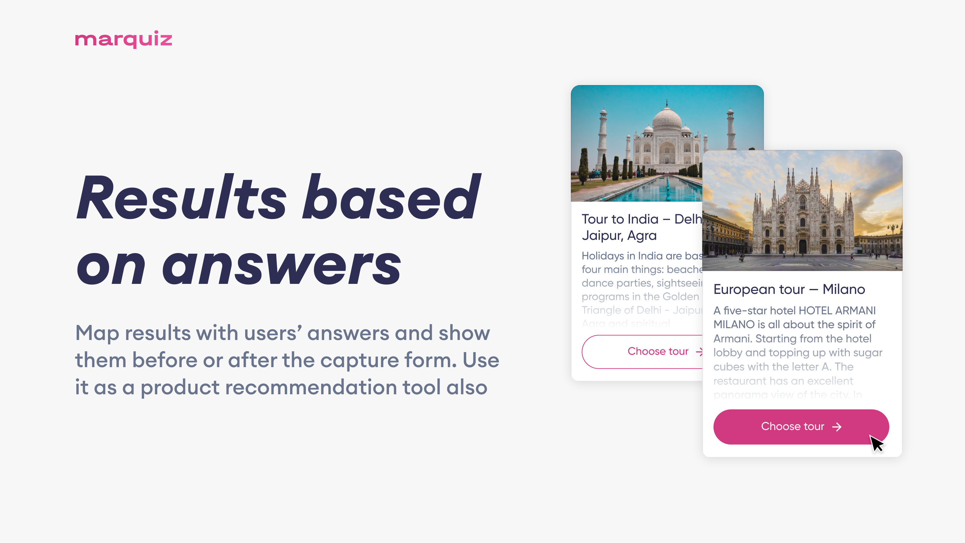 screenshot of Marquiz