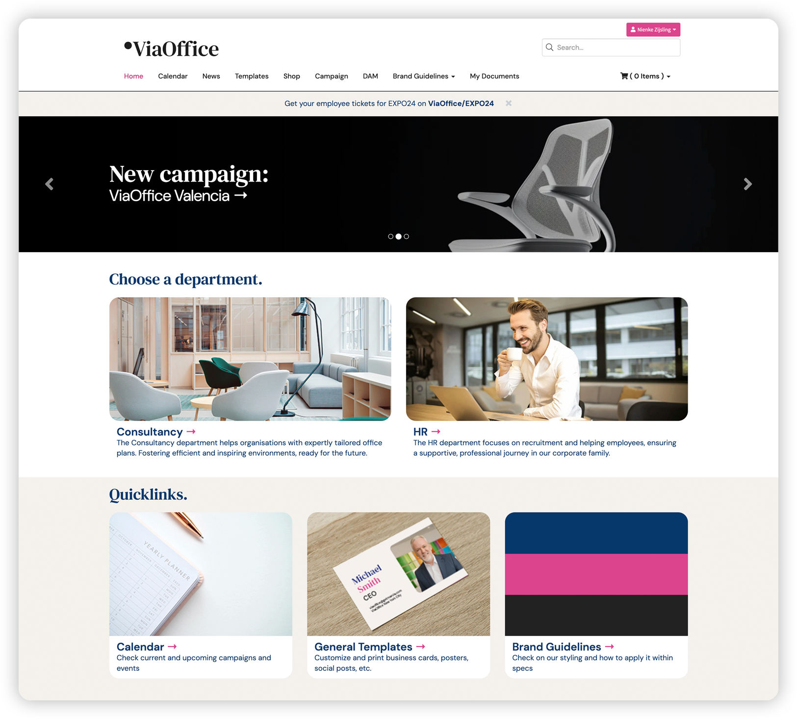 screenshot of Marvia