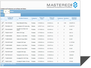 screenshot of MasterEDI
