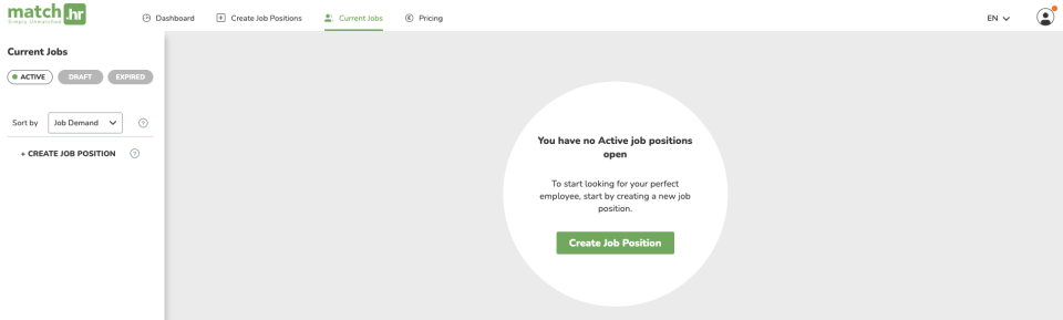 screenshot of Match.hr