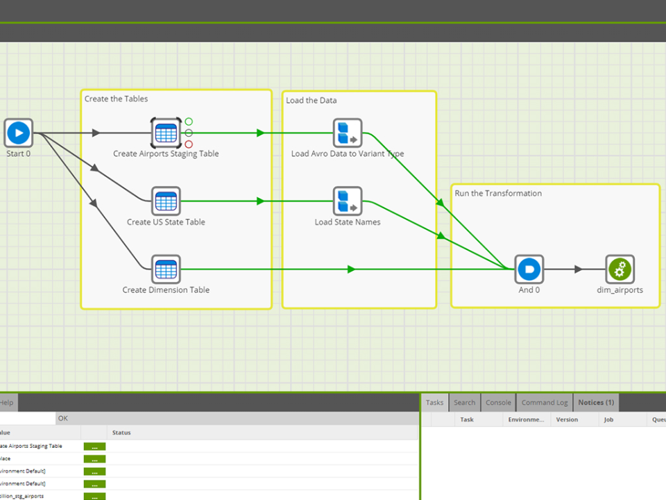 screenshot of Matillion