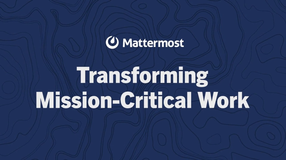 screenshot of Mattermost