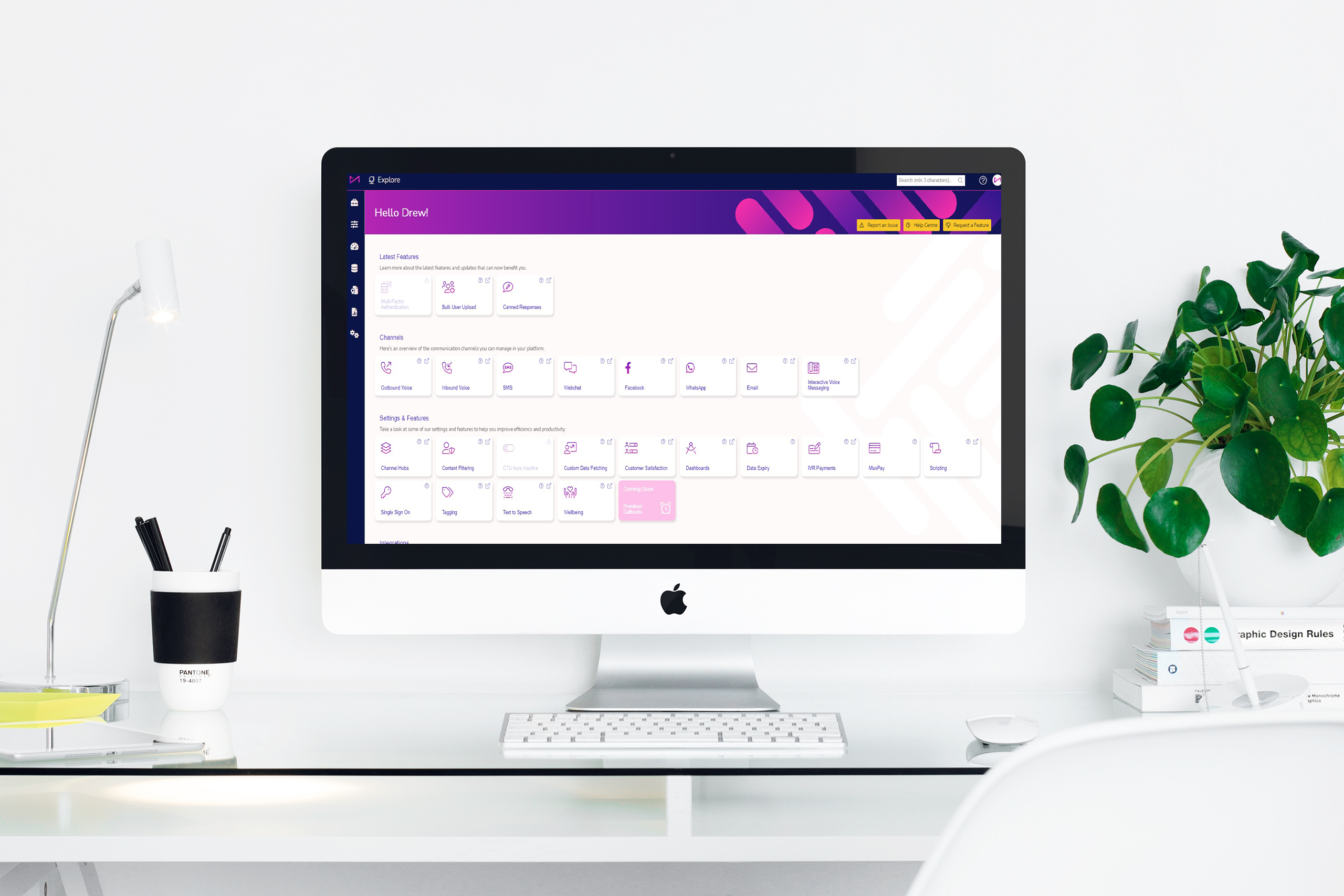 screenshot of MaxContact