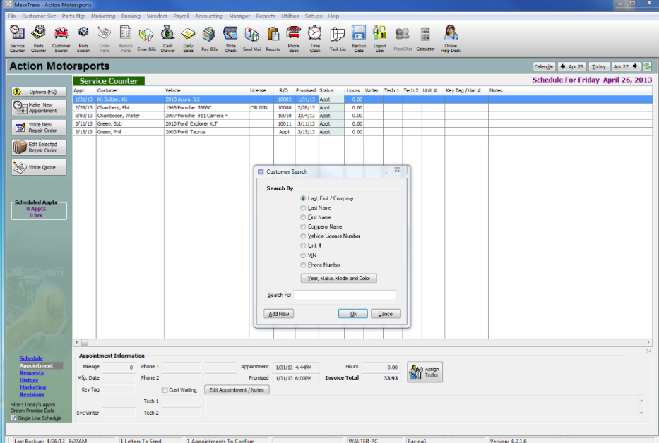 screenshot of MaxxTraxx