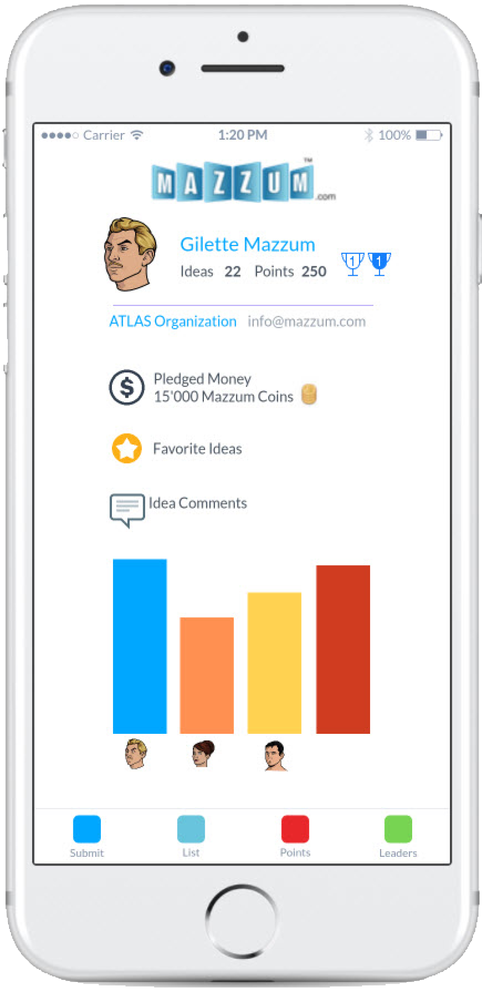 screenshot of Mazzum