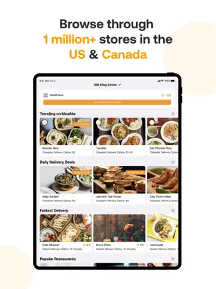 screenshot of MealMe
