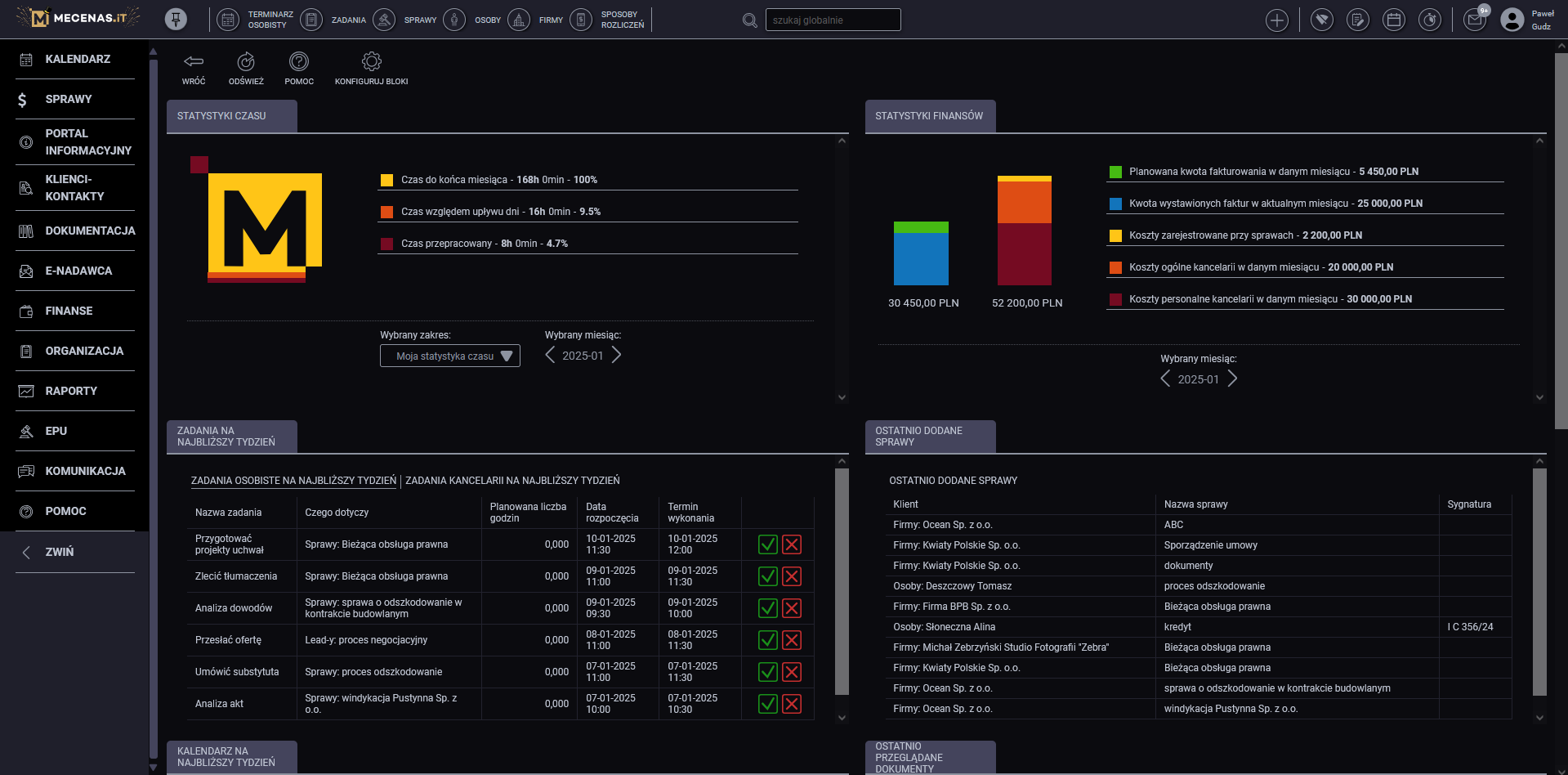 screenshot of Mecenas.iT