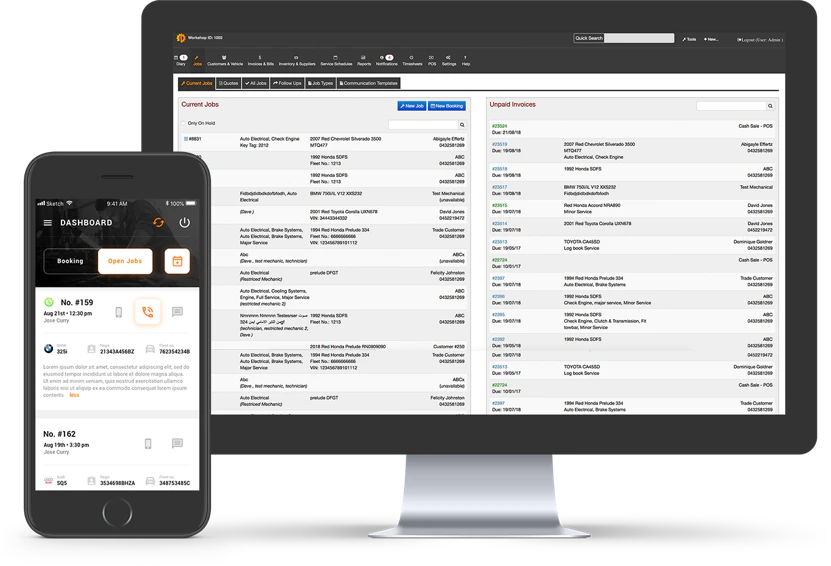 screenshot of MechanicDesk