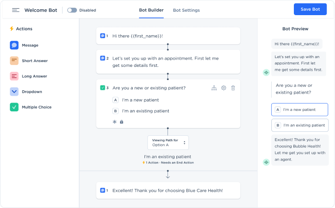 screenshot of MedChat