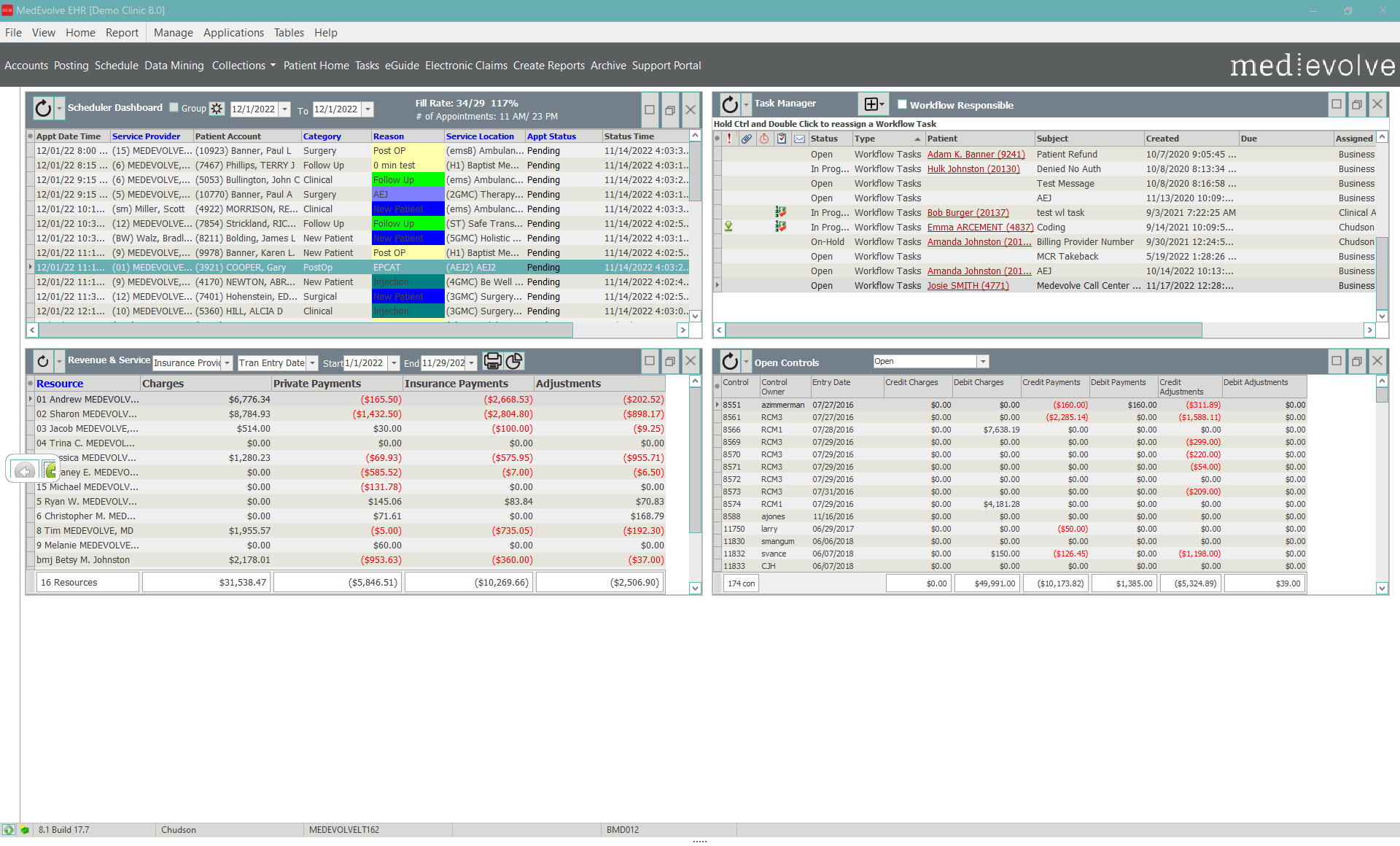 screenshot of MedEvolve