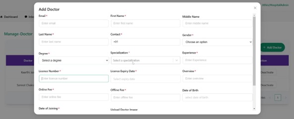 screenshot of MedFidelity