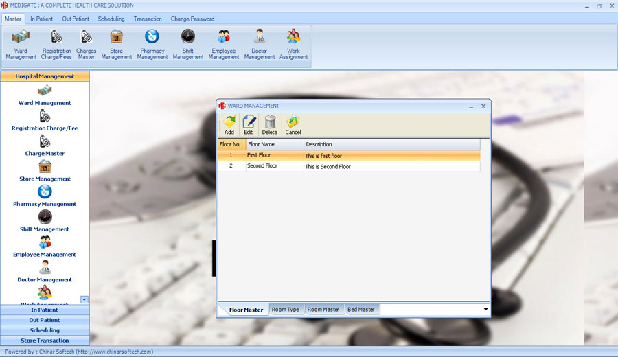 screenshot of MediGate