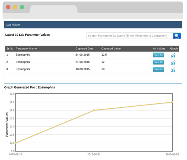 screenshot of MediXcel