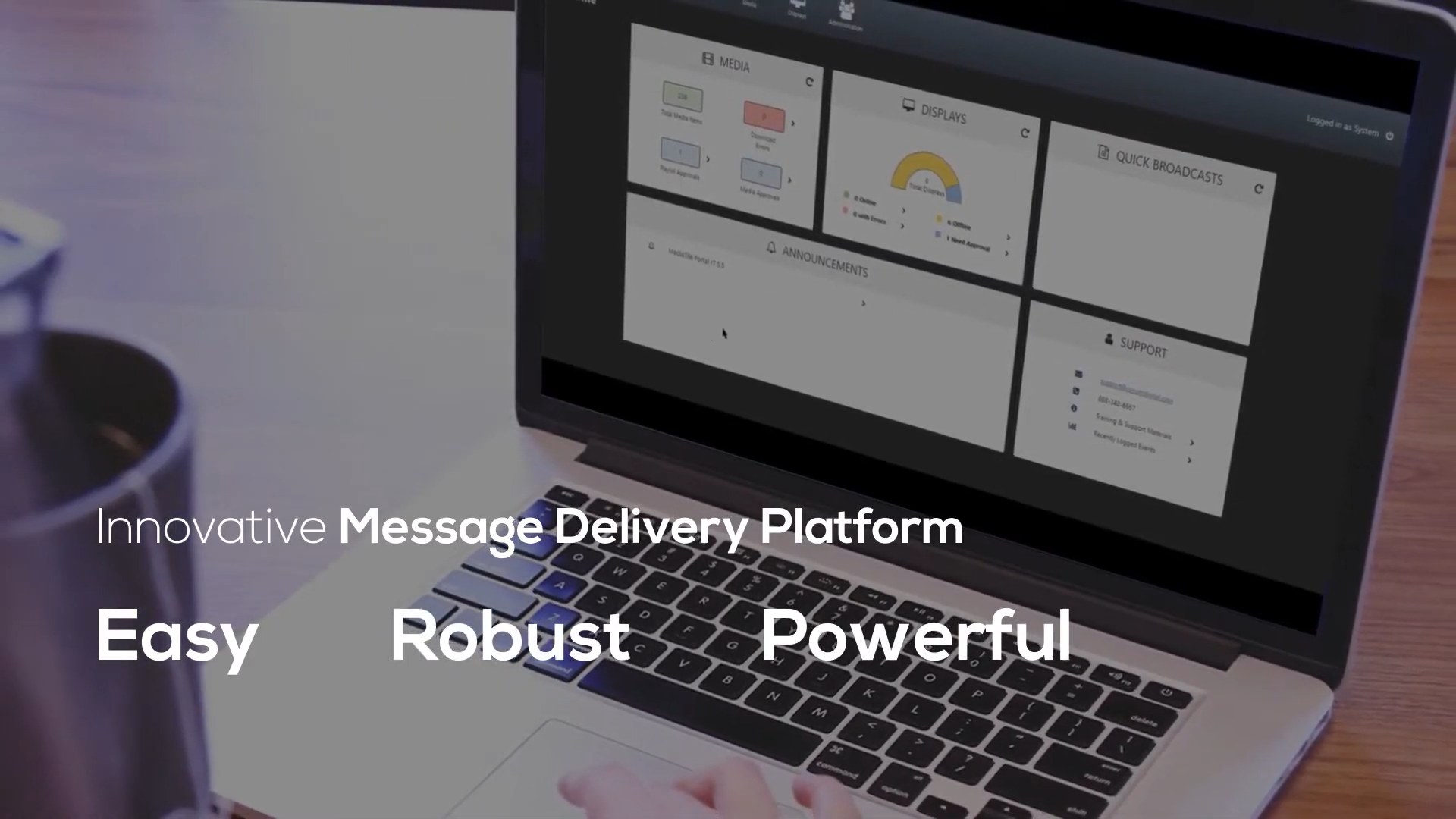 screenshot of MediaTile