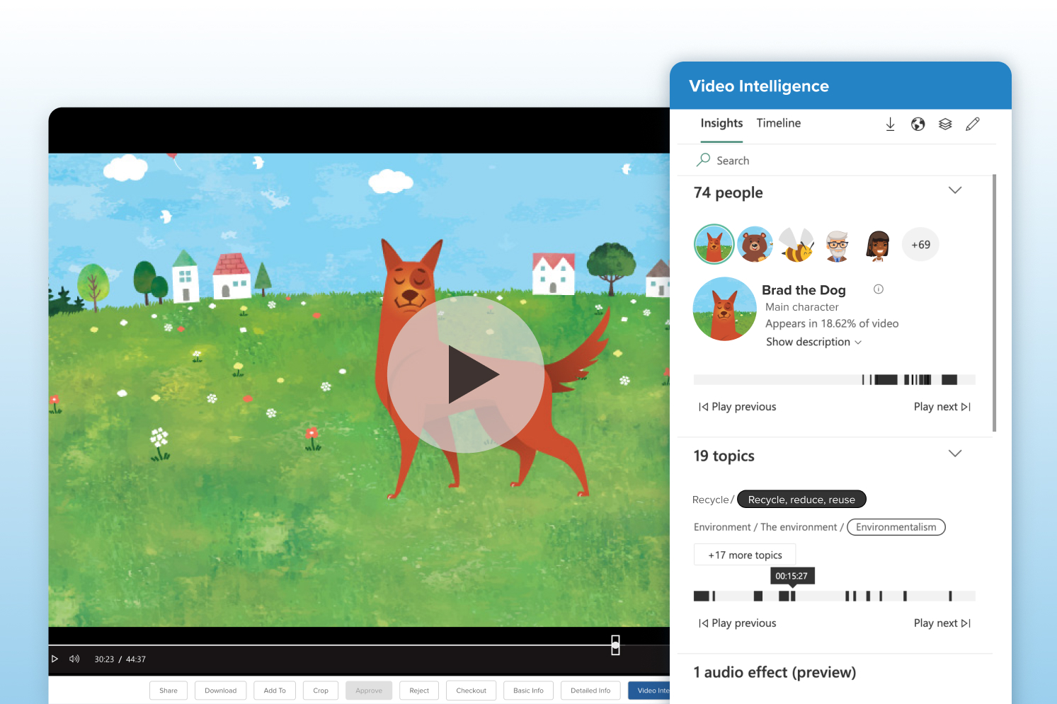 screenshot of MediaValet